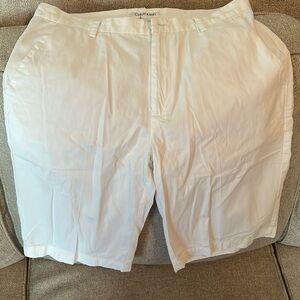White Calvin Klein Shorts